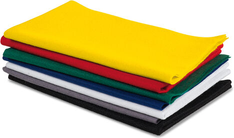 Bastelfilz-Paket "Kreativ", Stärke 1 mm, 30 x 45 cm, kräftige Farben