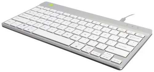 R-GO Tools Compact Break Kabelgebunden Tastatur Deutsch, QWERTZ Weiß Ergonomisch