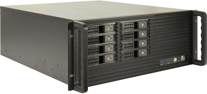 Inter-Tech IPC 4U-4508 (schwarz, 4 Hheneinheiten) (88887336)
