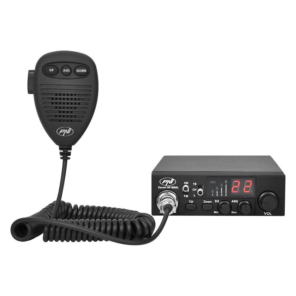 PNI CB ESCORT HP 8000L ASQ-Funkpaket + Extra 45 CB-Antenne mit Magnet (5231)