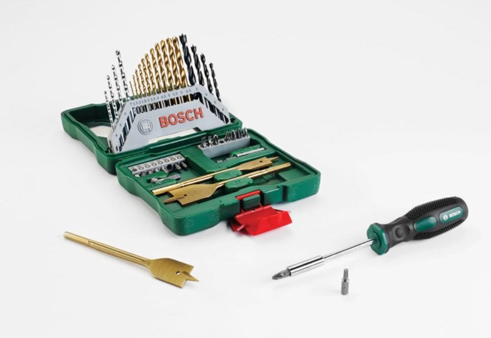 Bosch X-Line 40-delige set met TiN-coating en momentsleutel