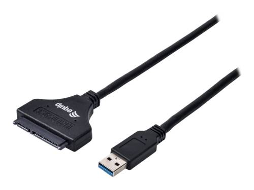 Equip Speicher-Controller - 2.5 (6.4 cm) - SATA - 5 Gbit/s - USB 3.0 - Schwarz