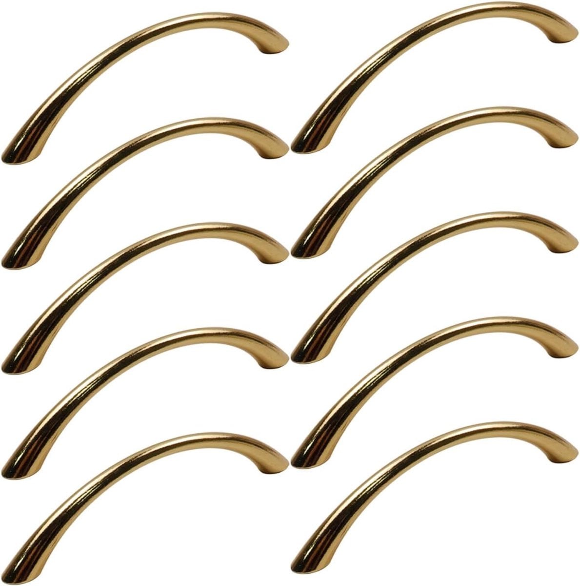 Set van 10 Gouden Kastgrepen voor Meubels en Keuken - 96 cm - Goud