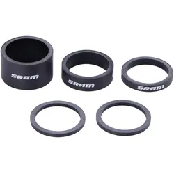 SRAM Spacer-Set 1 1/8 Zoll weiß, schwarz