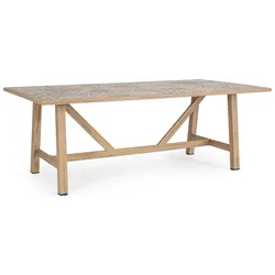 Gartenesstisch Kalimera - Aluminium Desert Sand, 206 x 106 cm