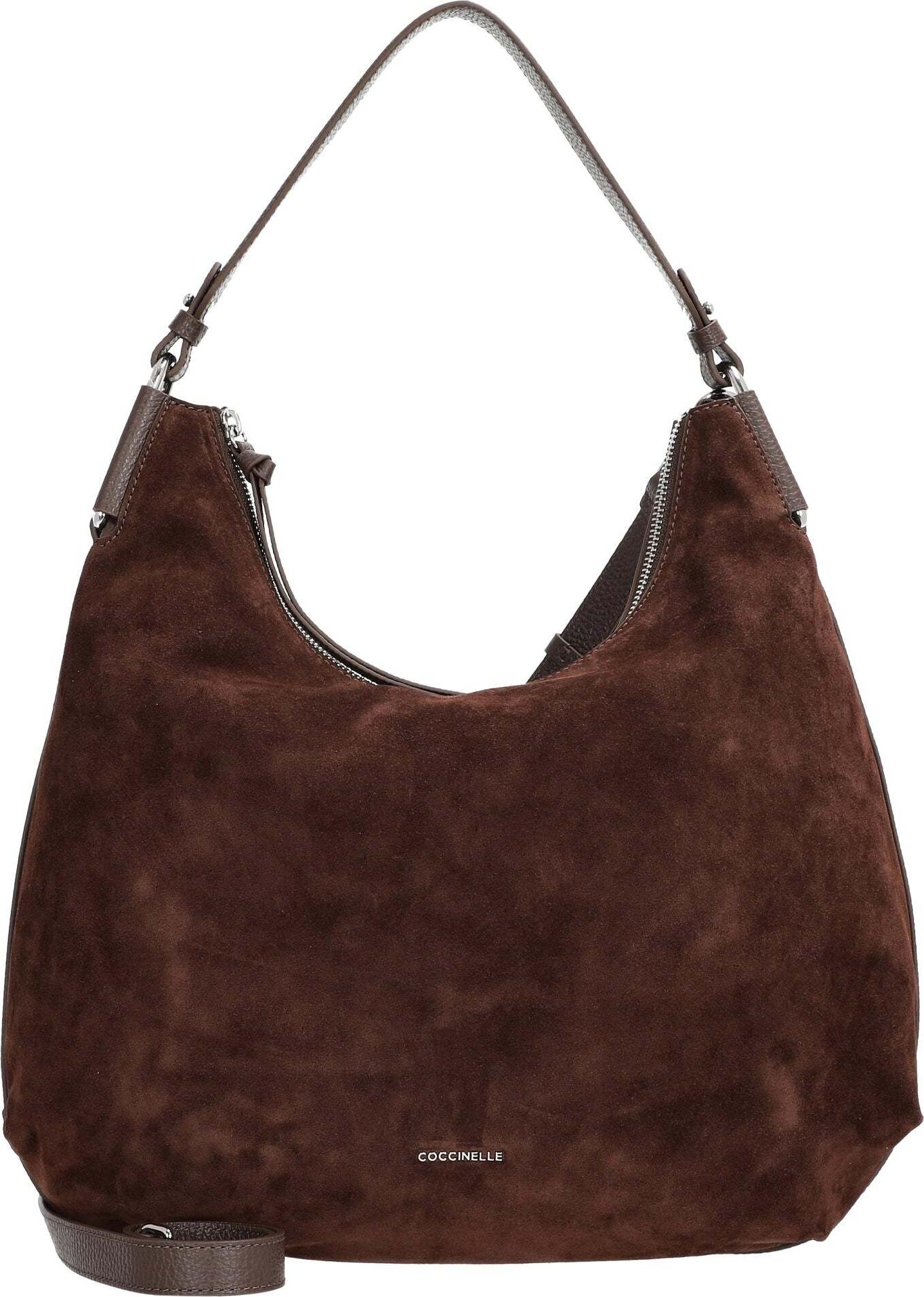 Rebekka Suede - Schultertasche 38 cm (warm taupe/warm taupe)