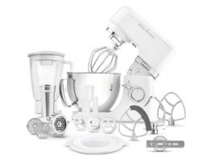Robot pâtissier Sencor Kitchen Champion STM 6350WH - 1000 Watt - Blanc - 8 présélections - Bol 4.5L