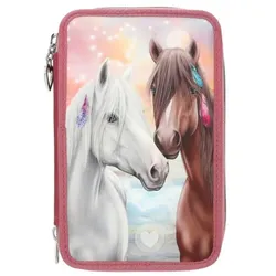 Depesche 13416 Miss Melody 3 Fach Federtasche LED