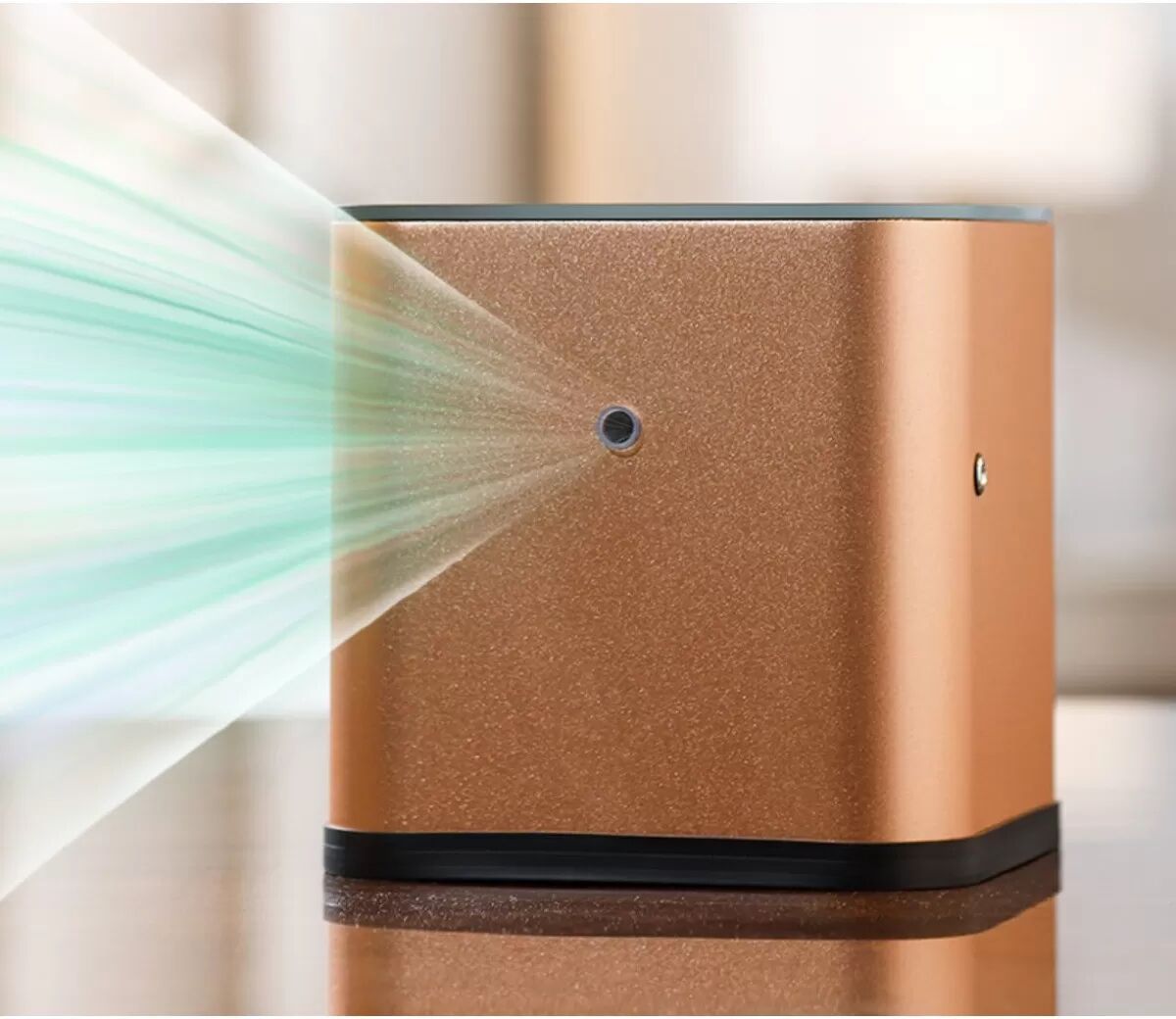 INF Roségoldener Metall Aromatherapie Diffusor (Bluetooth + WiFi) EU Stecker Gold