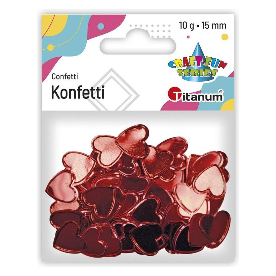 Titanum Rotes Herzkonfetti 10g (41373106)