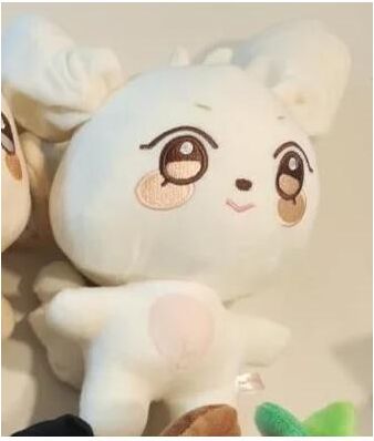 Inspire Daily Merch Kpop Plushies Stuffed Animal Toy Soft & Cute Room Decor white
