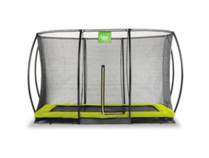 EXIT TOYS Trampoline au sol Silhouette avec filet de sécurité (244 x 366 cm)