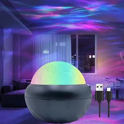 Kleine Zauberball Nordlichter USB-Fernbedienung Licht Mehrfarbiger rotierender Effekt für Schlafzimmer Wohnzimmer Party Valentinstagsgeschenk