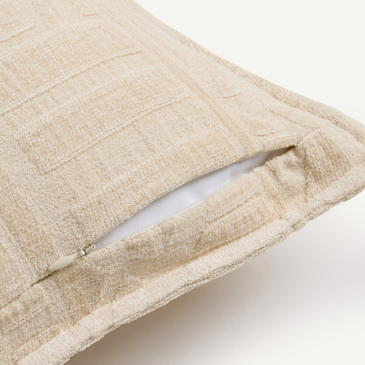 AM.PM Housse de coussin chenille jacquard, Hesper