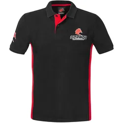 Germot Poloshirt Herren schwarz-rot - S