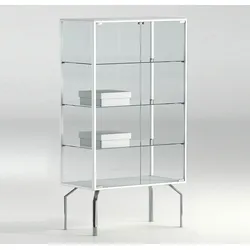 Weiße Glas Vitrine modern JT-A9117P