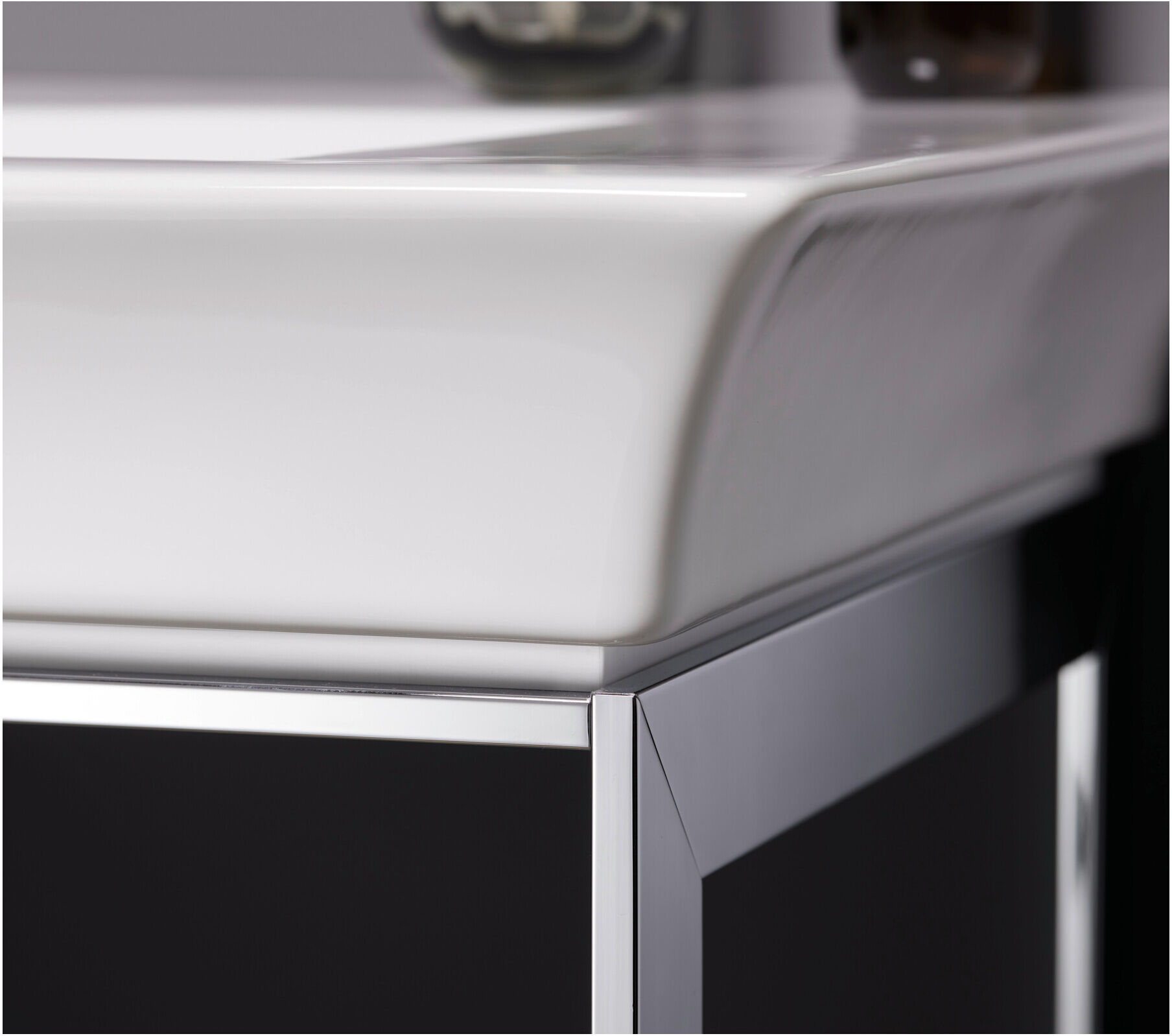 Duravit Waschtisch-Konsole White Tulip 68,4x45cm, US N mass., Met., bodensteh. (WT454007777)