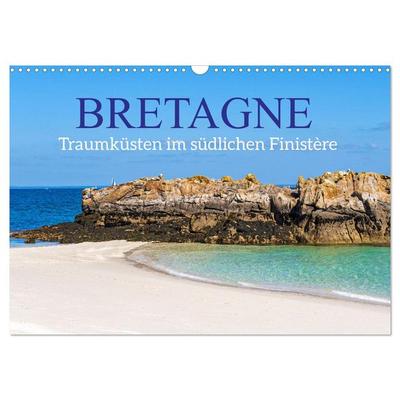 Bretagne - Traumküsten im südlichen Finistère (Wandkalender 2026 DIN A3 quer), CALVENDO Monatskalender