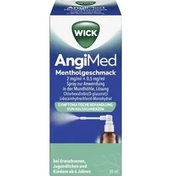 Wick Angimed Mentholgeschmack 2mg/Ml+0.5mg/ml 30 ML