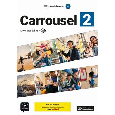 Carrousel 2 – Édition Hybride, Taschenbuch von Christelle Barbera,Amandine Quétel, Klett Sprachen GmbH, 978-3-12-528022-9