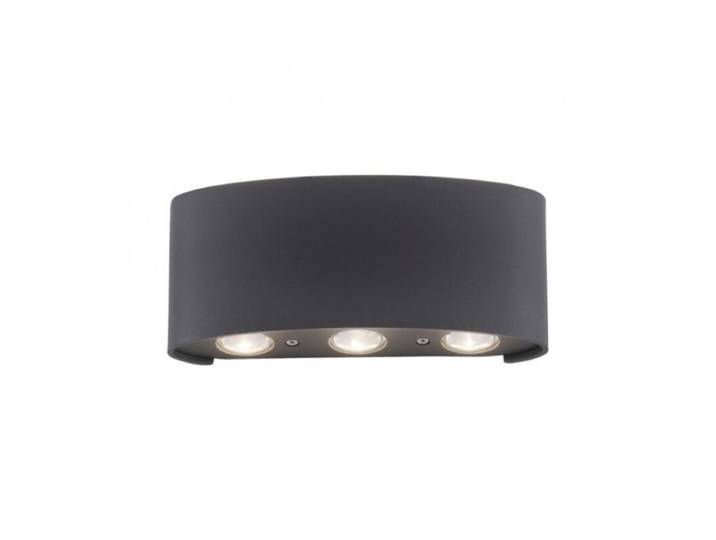 Paul Neuhaus Wandleuchte Carlo, LED, Outdoor, Wandstrahler - Ant