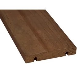 23x140 mm Kebony Clear Terrassendielen, QLICK, glatt, Kanten gerundet