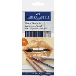 FABER CASTELL Zeichenset Classic Sketch Set sortiert im Etui