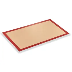 12x Backmatte für Backbleche, 39 x 29 cm, fiberglasverstärkt, Silikon