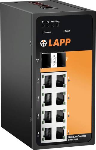 LAPP 21700136 ETHERLINE ACCESS M08T02SFP Industrial Ethernet Switch