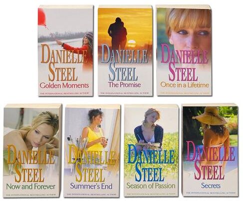 Sphere Danielle Steel Collection 7 Books Set (Once In A Lifetime, The Promise, Summers End, Season Of Passion, Now And Forever, Secrets, Golden Moments)