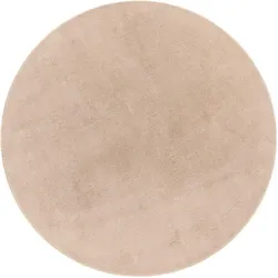 FLACHWEBETEPPICH Beige Ø 120 cm