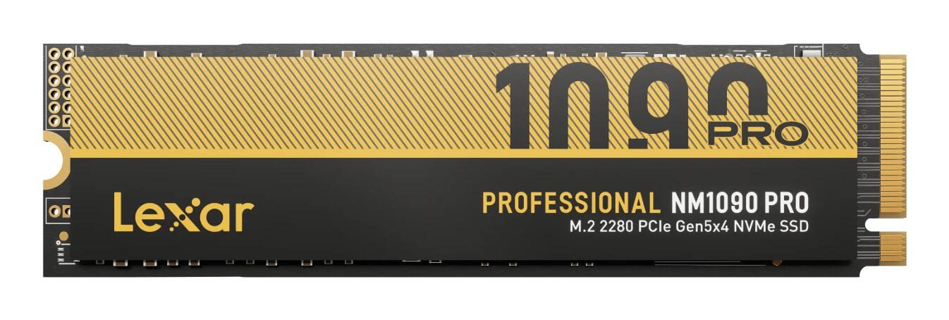 Lexar Professional M.2 2280 SSD NM1090 PRO 1TB intern PCIe 5.0 x4 LNM109P001T-RNNNG