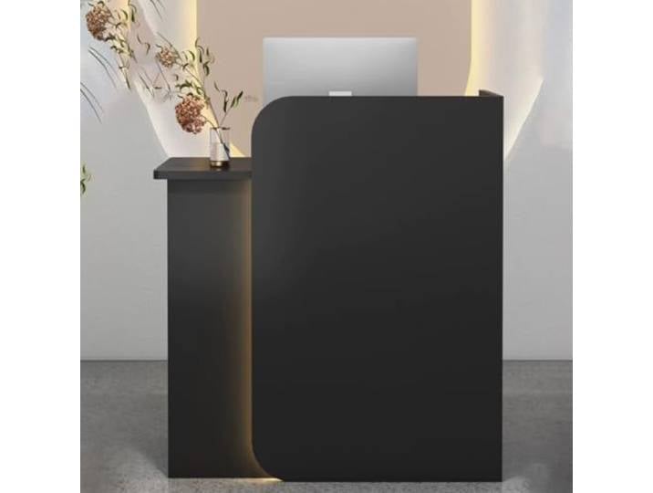 Nevthar Empfangstheke Empfangstresen,Rezeptionstheke,Verkaufstheke kompakt Moderner Kassentisch,80*45*95cm kompakt für Hausbar,Nagelstudio,Bar,für Firmenhallen,Praktisches Design