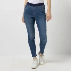 DENIM & CO. Jeggings 5-Pocket-Style Rundumdehnbund sehr schmales Bein