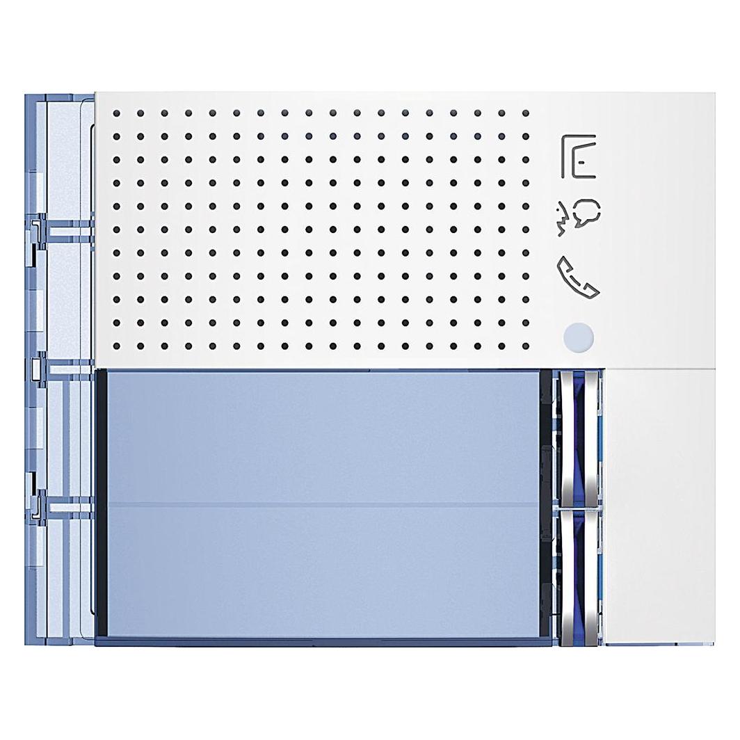 Bticino Frontblende Lautsprecher LED 2Rt Allwhite (351122)