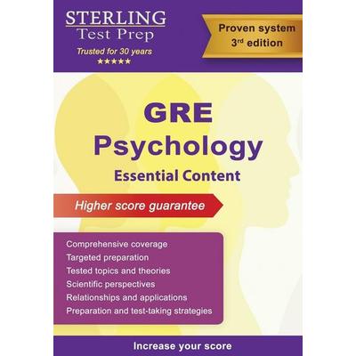 GRE Psychology, Taschenbuch von Sterling Test Prep, Sterling Education