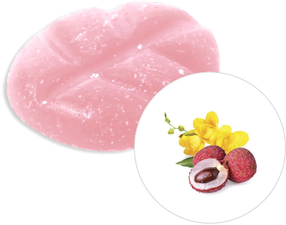 Scentchips Freesia & Lychee Geurblokjes - Huisparfum Waxmelts - 13 stuks