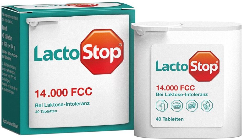 Lactostop 14.000 FCC Tabletten im Spender