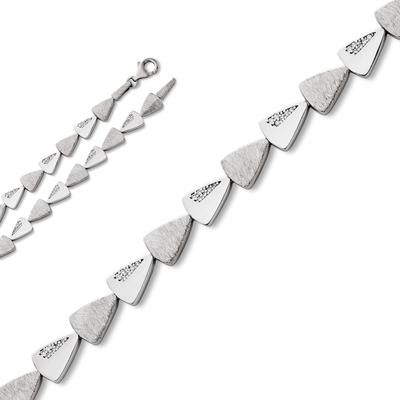 Silberkette ONE ELEMENT "Zirkonia Halskette aus 925 Silber" Gr. 42, silber, Halsketten, Damen, 42, Silber 925 (Sterlingsilber), Silberkette, Feine Gestaltung – ein Sinnbild mit ruhiger Eleganz