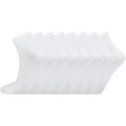 8er Pack ENDURANCE Mallorca Quarter Socken 1002 - white 47-50