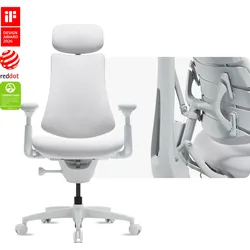 LiberNovo Omni und Omni Gen Dynamischer ergonomischer Stuhl - Omni Gen 45cm / Basis-Set / Glacier