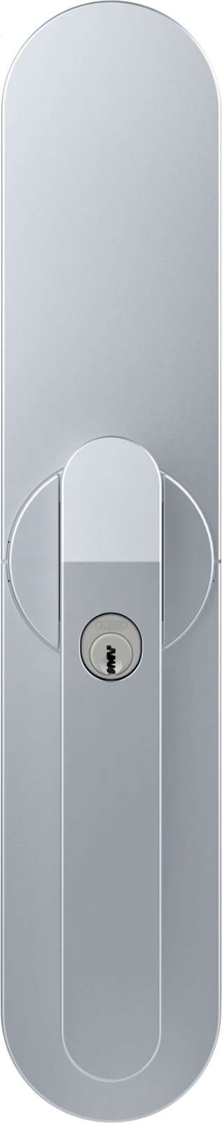 ABUS WINTECTO One zilver slimme raam- en deurmotor voor terrasdeuren model FCA4100S AL0125 met gelijke sluitcilinder