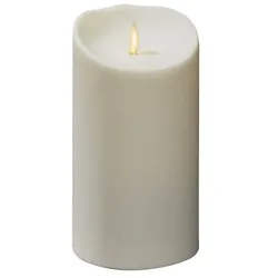 Konstsmide Weihnachtsbeleuchtung  LED Kerze cremeweiß fernbedienbar 18 4cm