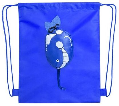 Sac à dos publicitaire pliable enfant Kissa polyester bleu