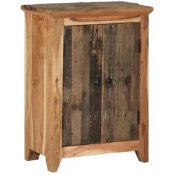vidaXL Sideboard 55x33x75 cm Massivholz Akazie und Altholz