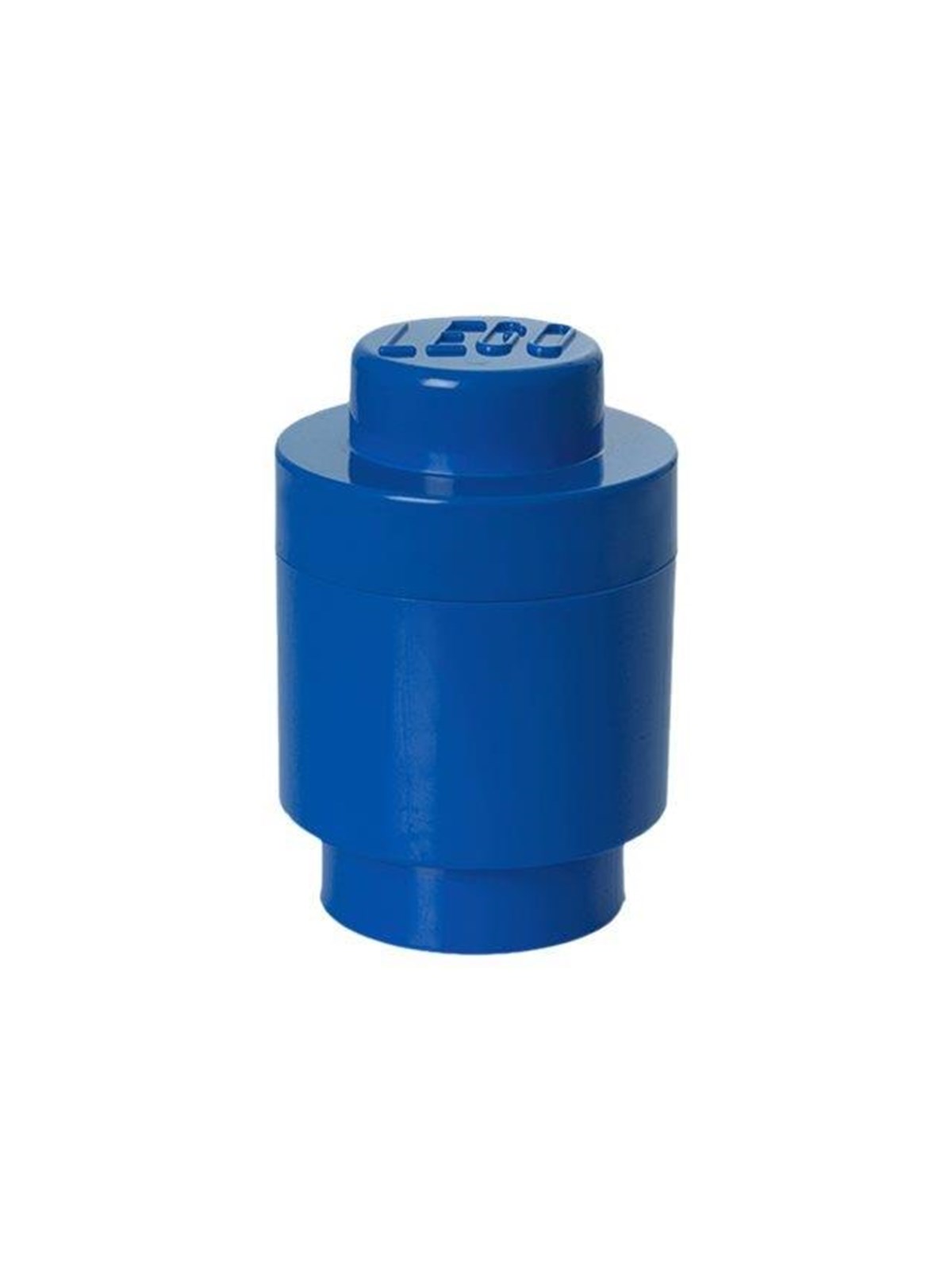 LEGO STORAGE BRICK 1 ROUND - BLUE