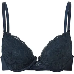 Tchibo - Push-up-BH mit Spitze - Damen - Gr. 75B - dunkelblau