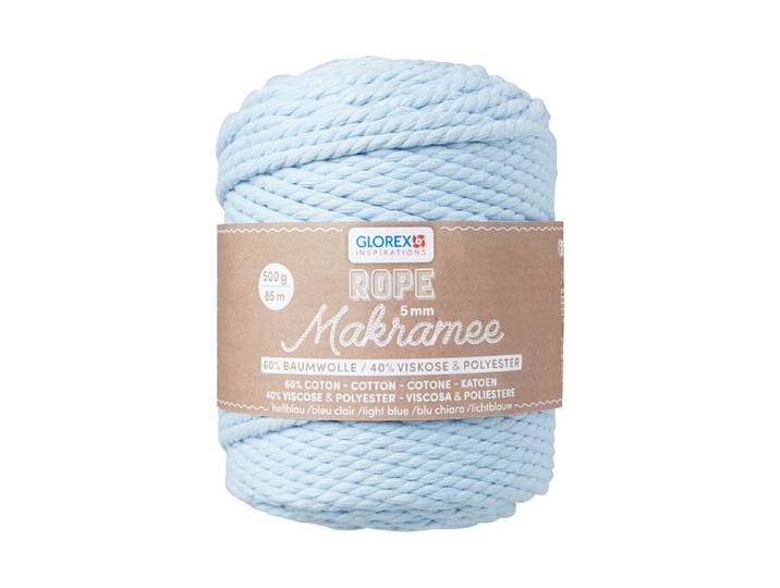 Glorex Makramee Rope 5 mm 500 g