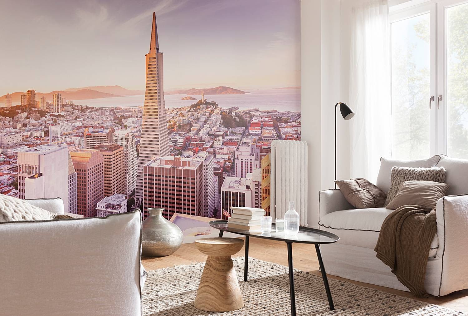 home24 Fotobehang San Francisco Morning B: 368 cm, H: 254 cm