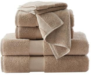 Brooklyn Loom Solid Turkish Cotton 6 Piece Towel Set